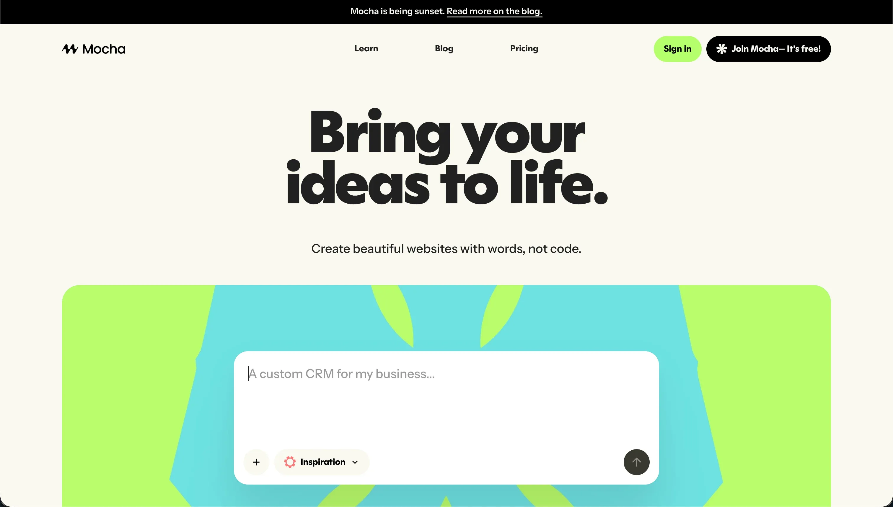 Mocha dashboard