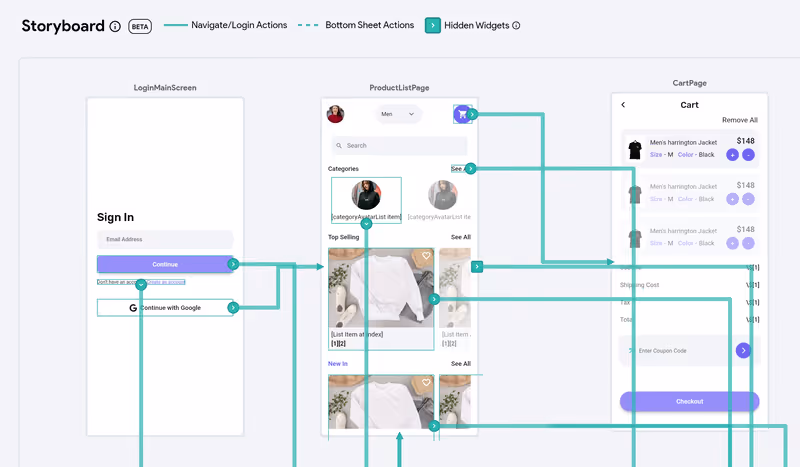 FlutterFlow Screenshot