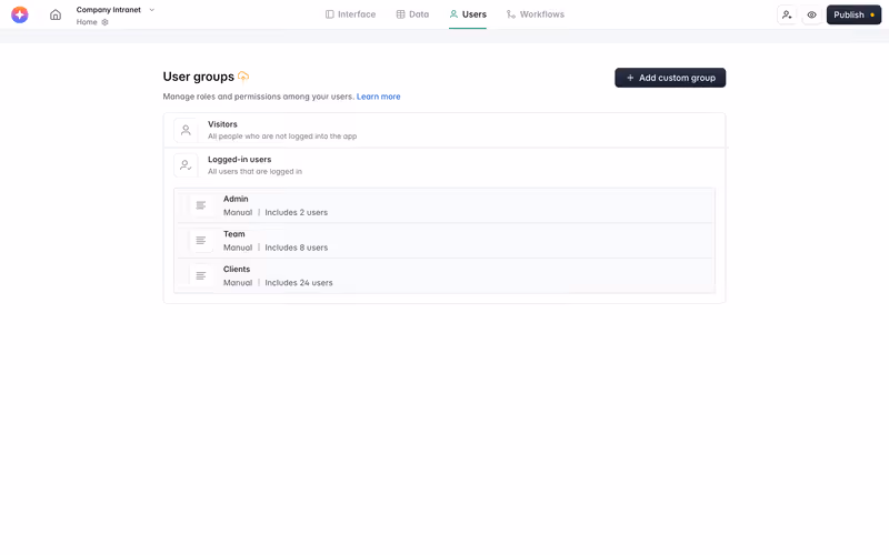 Softr Screenshot