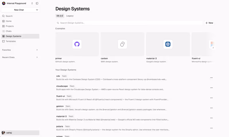 v0 Screenshot