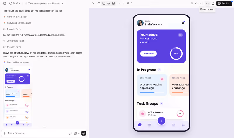v0 screenshot