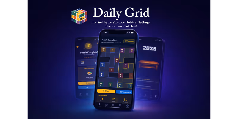 Daily Grid app case study cover